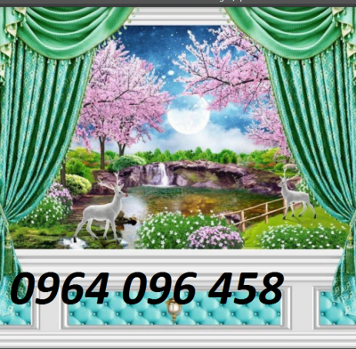 Tranh gạch 3d ốp tường tranh cửa sổ - CB90
