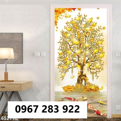Gạch tranh 3d tài lộc sang trọng