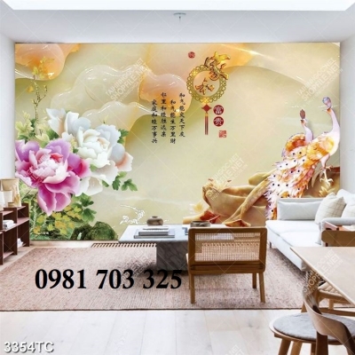 Tranh gạch sứ ngọc 3D đẹp