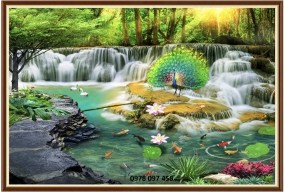 Gạch tranh 3D ốp tường