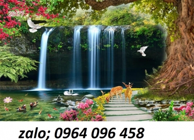 Tranh gạch 3d ốp tường rào - 977CVVV
