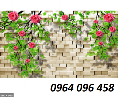 Tranh gạch 3d ốp tường ngoài trời - 065CN