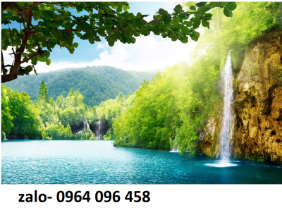 Tranh gạch 3d thác nước - GNNV5