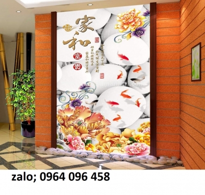 Tranh gạch trang trí phòng khách 3d - 9753CP