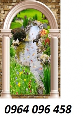 Tranh gạch 3d trang trí phòng khách - 422XN