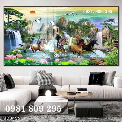 Tranh gạch ốp tường trang trí 3d HN9393