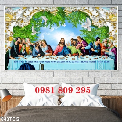Tranh gạch công giáo 3d 12 tông đồ