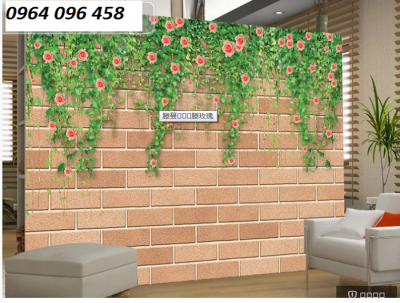 Tranh gạch hoa hồng 3d - VMN84