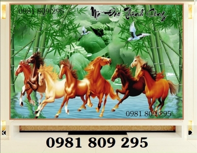 Tranh gạch 3d con ngựa - HGF9
