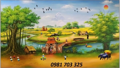 Gạch tranh 3D ốp tường