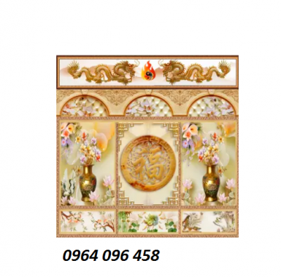 Tranh gạch 3d cửu ngư quần hội - PTGBB6