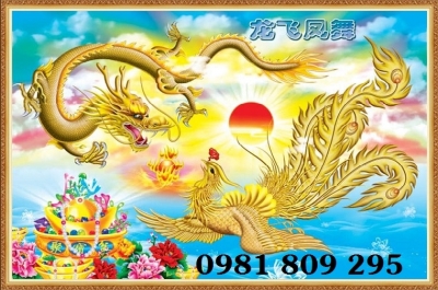 Mẫu gạch 3d hình rồng trang trí