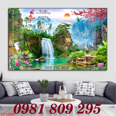 Tranh gạch men - gạch tranh 3d phong cảnh