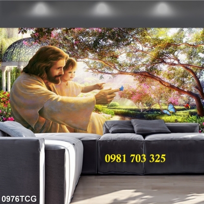 Tranh công giáo 3D, gạch tranh