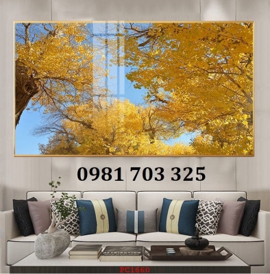 Tranh gạch mùa thu đẹp