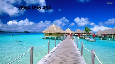 Tranh gạch 3d phong cảnh biển ốp tường - 2588NB