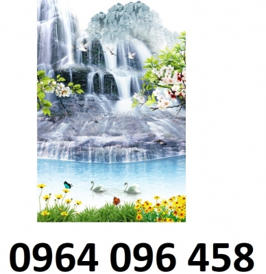 Tranh gạch 3d ốp tường phong cảnh - HNNB88