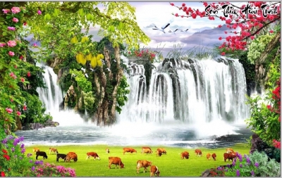 Gạch tranh 3D ốp tường