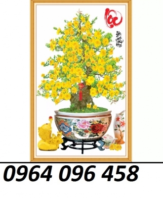Tranh gạch cây mai 3d - 79BC