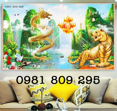 Tranh gạch 3d rông - gạch tranh ốp tường