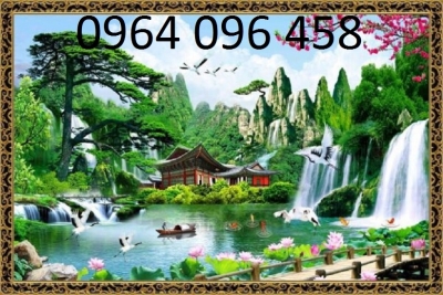 Tranh gạch 3d ốp tường ngoài trời - VBNNM9