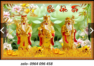 Tranh gạch 3d phúc lộc thọ - CFVB89
