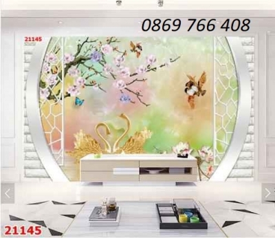 Tranh gạch 3d cửa sổ phong cảnh