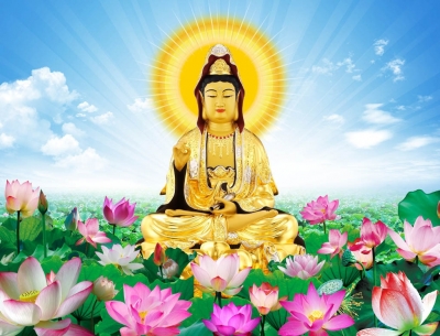 Tranh gạch phật phòng thờ 3d - GJB43