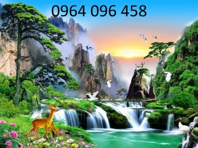 Tranh gạch phong cảnh đồng quê 3d - 8000CV