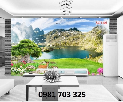 Tranh phong cảnh- gạch tranh trang trí