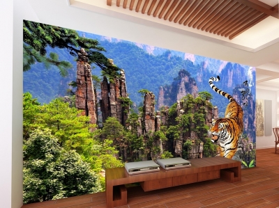 Tranh gạch men 3d con hổ - 478CB