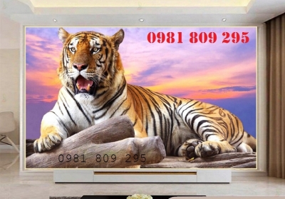 Tranh gạch ốp phòng khách