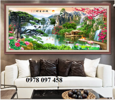 Tranh phong cảnh phòng khách