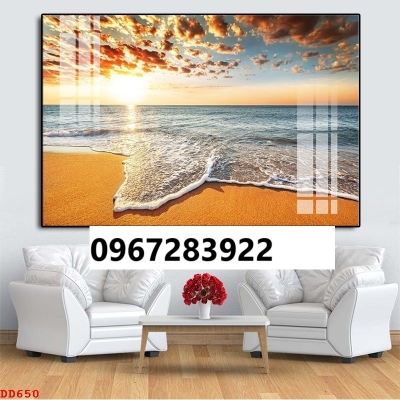 Tranh gạch cảnh biển trang trí tường