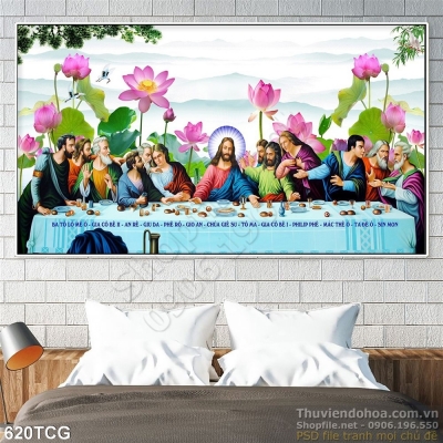 Tranh 3D công giáo, gạch men 3D ốp tường