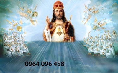 Tranh gạch 3d thiên chúa - AKM94