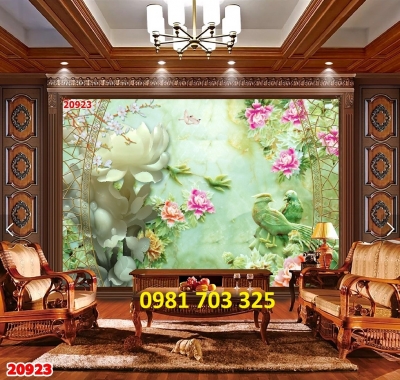 Tranh gạch 3D sứ ngọc