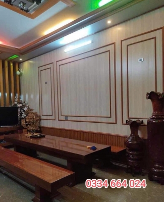 Tấm ốp tường nhựa sạch đẹp
