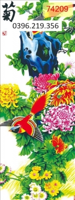 Tranh tứ quý treo tường