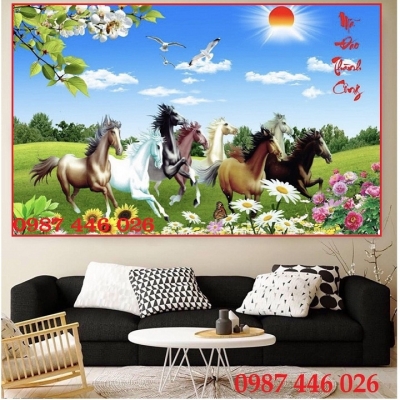 Gạch tranh mã đáo thành công HP2543