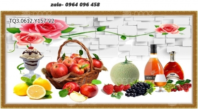 Tranh gạch 3d ốp bếp - gạch tranh 3d ốp bếp - GBV09