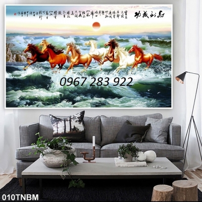 Gạch mã đáo thành công 3d- Tranh tường
