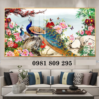 Gạch tranh , gạch cao cấp 3d chim công