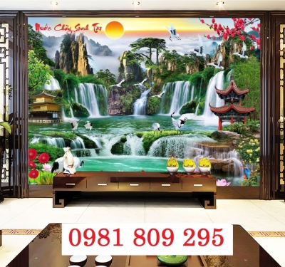 Gạch trang trí - tranh gạch phong cảnh