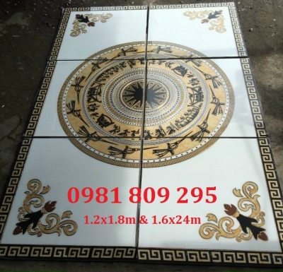 Thảm gạch trang trí nền phòng khách