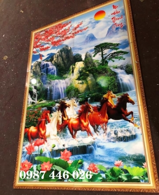 Gạch tranh mã đáo thành công HP0662