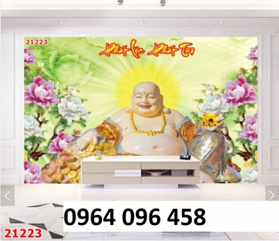 Tranh phật 3d - tranh gạch 3d phật - 543XZ