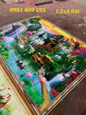 Gạch tranh 3d , tranh gạch thiên nhiên