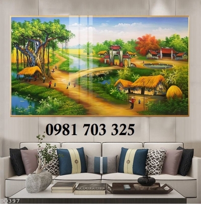 Gạch tranh 3D trang trí tường