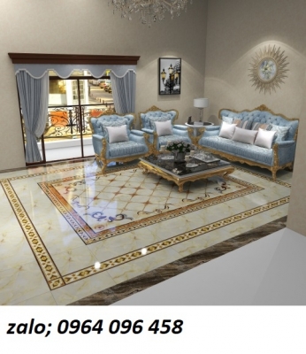 Gạch thảm lát sàn 3d phòng khách - KDCX544